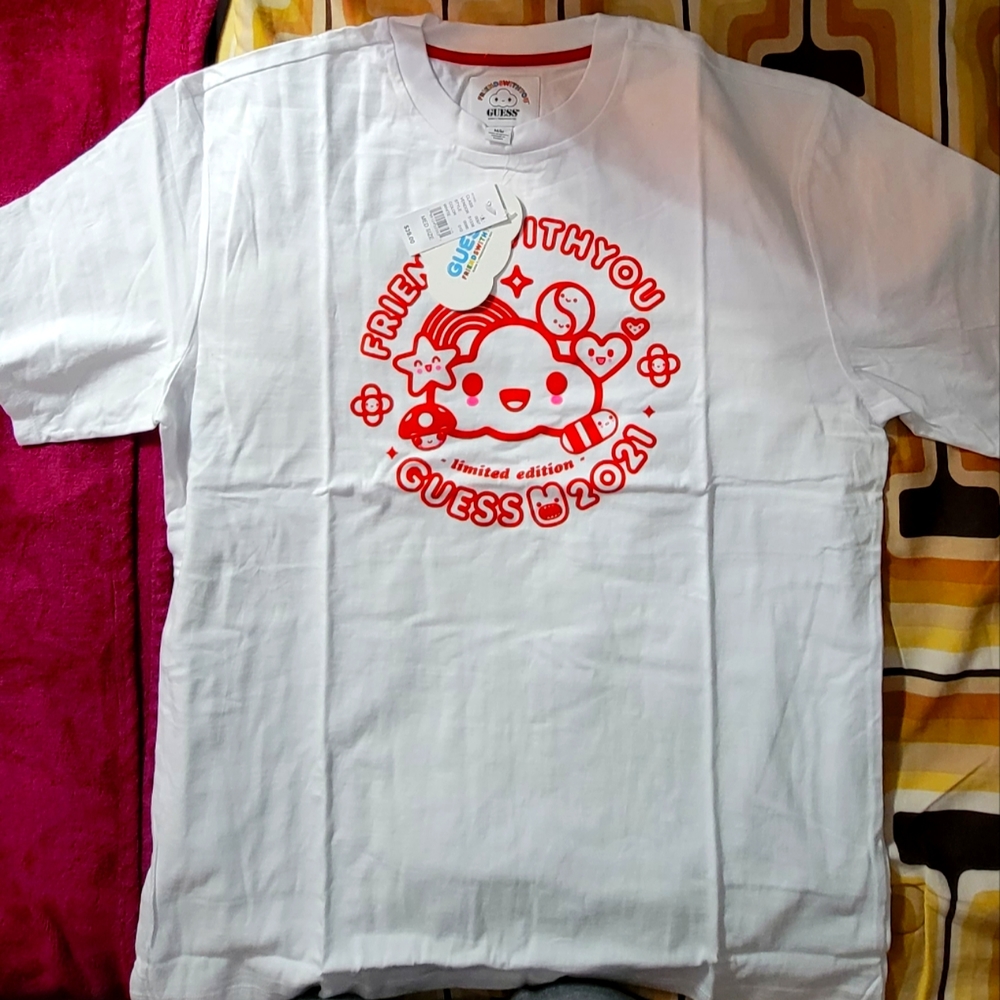 Guess friends with you limited edition tee shirt